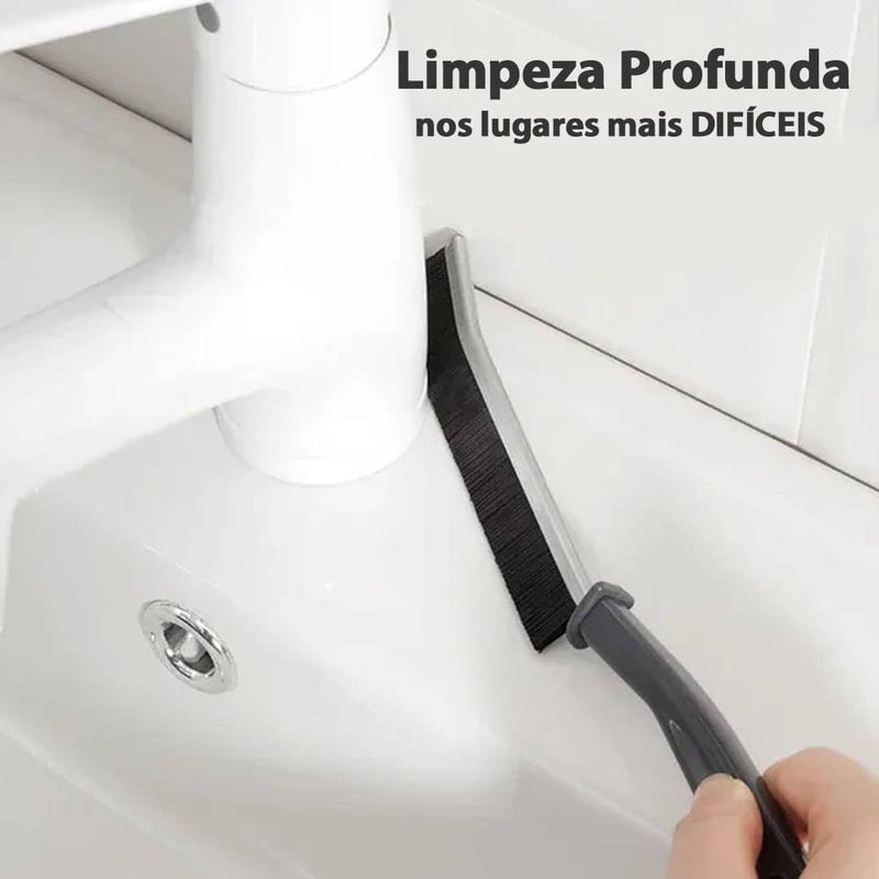 Escova LimpMax - Tenha Cantos Impecáveis e Brilhantes